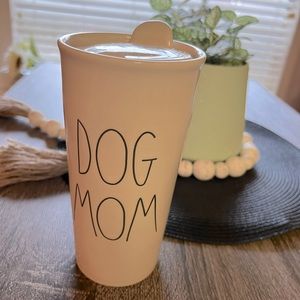 Rae Dunn “dog mom” travel coffee mug